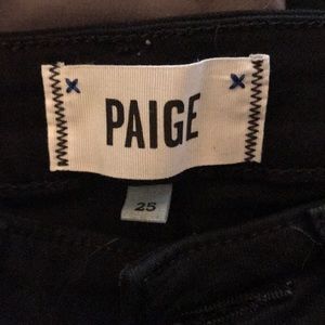 Paige Black Skinny Jeans